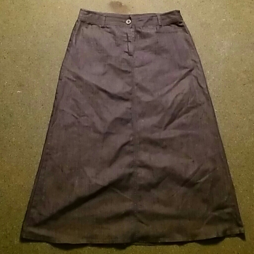 Sz 14 long dark jean skirt by Royal Roots